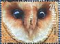Western Barn Owl Tyto alba  2015 Owls Sheet
