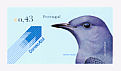 Blue Rock Thrush Monticola solitarius  2003 Birds of Portugal Booklet, sa