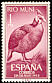 Helmeted Guineafowl Numida meleagris  1964 Stamp day 3v set