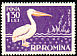 Great White Pelican Pelecanus onocrotalus  1957 Fauna of the Danube Delta 8v set