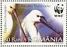 Eurasian Spoonbill Platalea leucorodia  2006 WWF Sheet