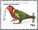 Ornate Lorikeet Saudareos ornata  2016 Animals of the world 20v set