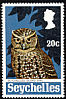 Seychelles Scops Owl Otus insularis  1972 Rare Seychelles birds 