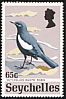 Seychelles Magpie-Robin Copsychus sechellarum  1972 Rare Seychelles birds 