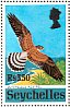 Seychelles Kestrel Falco araeus  1972 Rare Seychelles birds Sheet