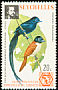 Seychelles Paradise Flycatcher Terpsiphone corvina  1976 Ornithological congress 