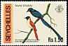 Seychelles Paradise Flycatcher Terpsiphone corvina  1978 Wildlife 4v set