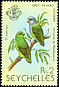 Grey-headed Lovebird Agapornis canus  1979 Fauna 20r booklet