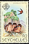Seychelles Kestrel Falco araeus  1980 Birds Strip