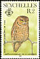 Seychelles Scops Owl Otus insularis  1985 Audubon 