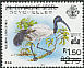 Malagasy Sacred Ibis Threskiornis bernieri  1994 Overprint HONG KONG 94 on Zil Elw Sesel 1983.01 