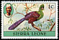 Guinea Turaco Tauraco persa  1982 Imprint 1981 on 1980.01 