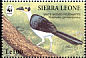 White-necked Rockfowl Picathartes gymnocephalus  1994 WWF Strip