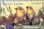 Warbling White-eye Zosterops japonicus  1998 Animal world of China & Africa 6v sheet