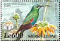 Scarlet-tufted Sunbird Nectarinia johnstoni  2000 Birds of Africa Sheet
