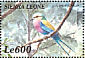 Lilac-breasted Roller Coracias caudatus  2000 Birds of Africa Sheet