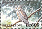 Eurasian Scops Owl Otus scops  2000 Birds of Africa Sheet
