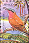 Southern Carmine Bee-eater Merops nubicoides  2003 Birds of Africa Sheet