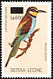 European Bee-eater Merops apiaster  2008 Surcharge on 1988.01 