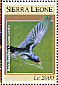 Barn Swallow Hirundo rustica  2009 Birds of Africa Sheet