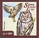 Eurasian Scops Owl Otus scops  2015 Owls Sheet