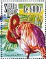 American Flamingo Phoenicopterus ruber  2015 Flamingos Sheet