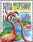 American Flamingo Phoenicopterus ruber  2015 Flamingos Sheet