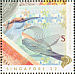 Blue-throated Bee-eater Merops viridis  1992 Singapore currency 4v sheet