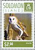Western Barn Owl Tyto alba  2014 Birds of prey Sheet