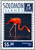 American Flamingo Phoenicopterus ruber  2014 Flamingos Sheet
