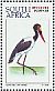 Saddle-billed Stork Ephippiorhynchus senegalensis  1997 Waterbirds Booklet, p 14x14