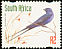 Blue Swallow Hirundo atrocaerulea  1998 6th definitives redrawn 