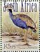 Blue Korhaan Eupodotis caerulescens  2010 Grassland birds of South Africa Sheet with 2 sets