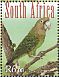 Cape Parrot Poicephalus robustus  2011 Forest birds Sheet with 2 sets