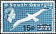 Snowy Albatross Diomedea exulans  1977 Surcharge on 1963.01 Diagonal wmk