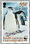 Chinstrap Penguin Pygoscelis antarcticus  2008 WWF Sheet with 4 sets
