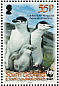 Chinstrap Penguin Pygoscelis antarcticus  2008 WWF Sheet with 4 sets