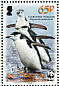 Chinstrap Penguin Pygoscelis antarcticus  2008 WWF Sheet