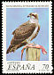 Western Osprey Pandion haliaetus  1999 Endangered Spanish wildlife 3v set