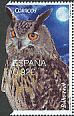 Eurasian Eagle-Owl Bubo bubo  2014 Protected fauna 4v set