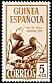 Brown-cheeked Hornbill Bycanistes cylindricus  1952 Colonial stamp day 