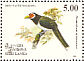 Red-faced Malkoha Phaenicophaeus pyrrhocephalus  1993 Birds Sheet