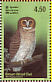 Brown Wood Owl Strix leptogrammica  2003 Resident birds of Sri Lanka Sheet