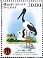 Black-necked Stork Ephippiorhynchus asiaticus  2013 Yala national park 6v set