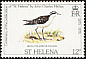 St. Helena Plover Anarhynchus sanctaehelenae  1975 Centenary of publication of St. Helena 4v set