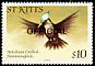 Antillean Crested Hummingbird Orthorhyncus cristatus  1981 Overprint OFFICIAL on 1981.01 