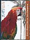 Red-and-green Macaw Ara chloropterus  2012 Caribbean parrots Sheet