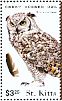 Great Horned Owl Bubo virginianus  2015 Owls Sheet