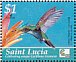 Antillean Crested Hummingbird Orthorhyncus cristatus  2004 BirdLife International Sheet