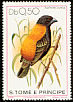 Golden-backed Bishop Euplectes aureus  1979 Birds 